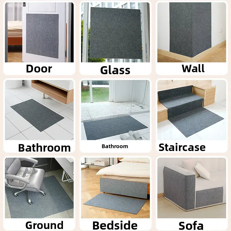 Cat Scratch Furniture Protector - Self-Adhesive Anti-Scratch Couch Shield, Durable and Trimmable Scratching Pad for Sofas, Walls, and Doors