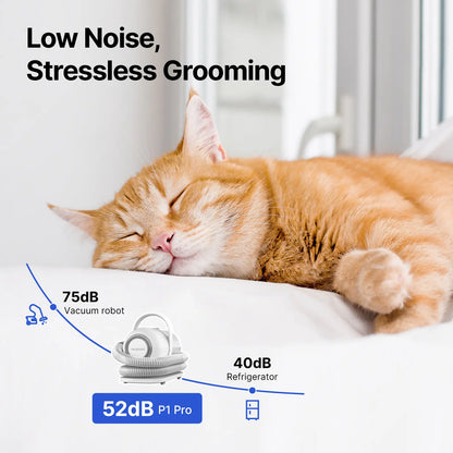 Neakasa P1 Pro Pet Grooming Kit with 99% Vacuum Suction for Pet Hair and 5 Professional Grooming Tools for Dogs, Cats, and Other Animals