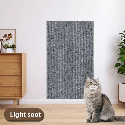 Cat Scratch Furniture Protector - Self-Adhesive Anti-Scratch Couch Shield, Durable and Trimmable Scratching Pad for Sofas, Walls, and Doors