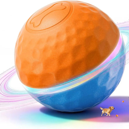 Apasiri Interactive Vibrating Dog Ball Toy, USB Rechargeable Automatic Chew Ball for Dogs and Cats, Suitable for Small, Medium, and Large Breeds, Available in 3.15In and 3.74In Sizes