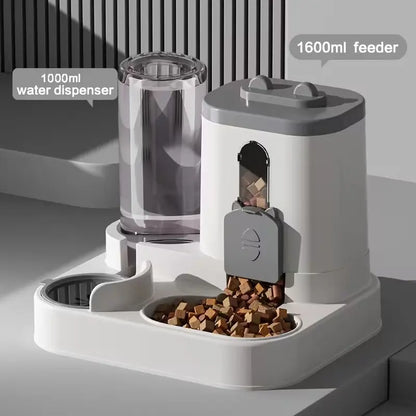 2-in-1 Automatic Cat Feeder and Water Dispenser with Smart Portion Control