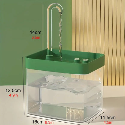 Automatic USB Pet Water Fountain - Silent Drinking Water Dispenser for Cats and Dogs (USB Plug-In Required)